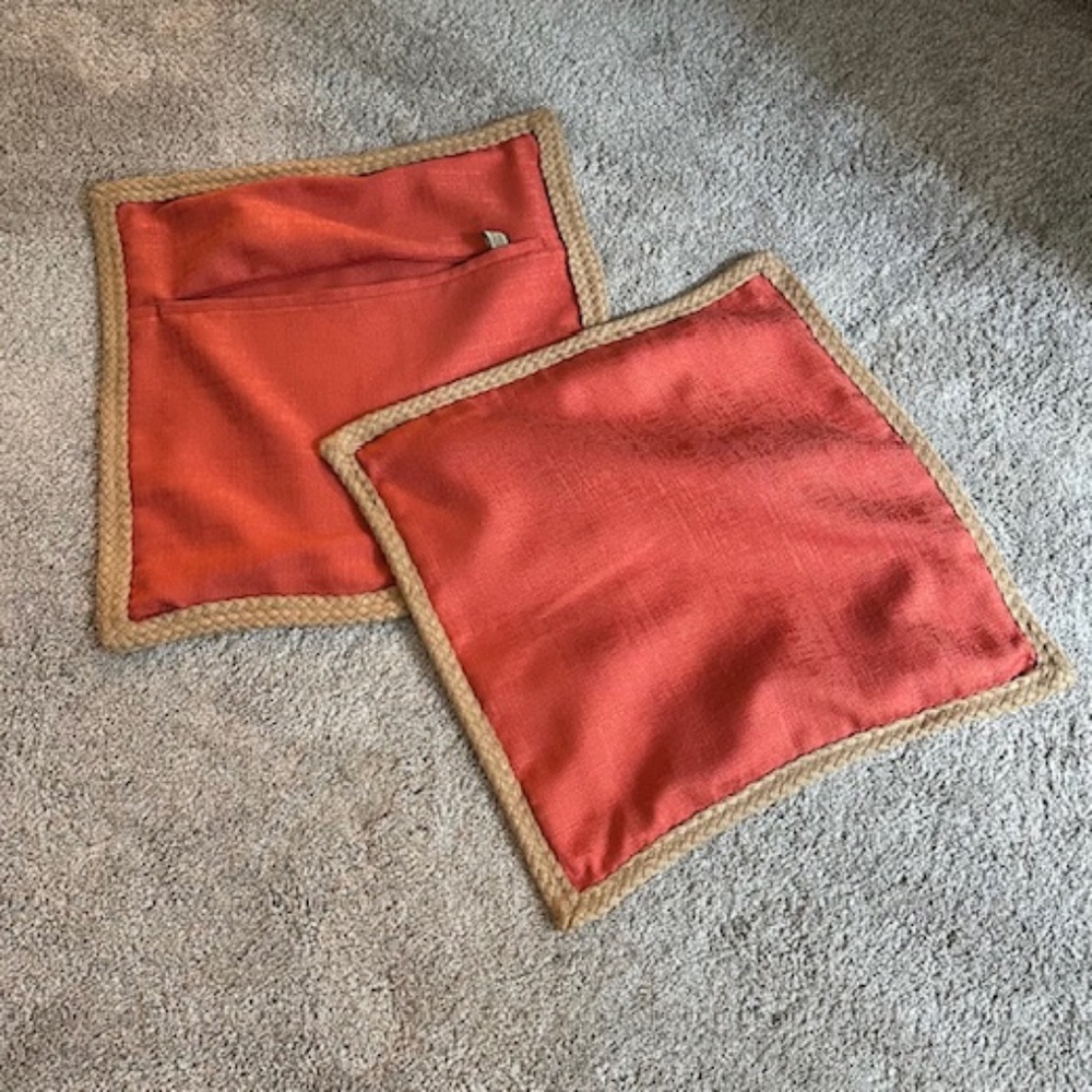 Stratford Home Pillow covers; 18" x 18"